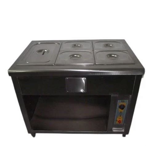 Silver Stainless Steel Hot Bain Marie For Commercial Kitchen V At In New Delhi