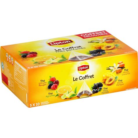 Coffret de thés parfumés Lipton Vente en ligne