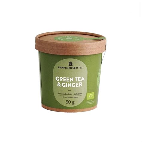 Green Tea Ginger Wietnamska Zielona Herbata Z Imbirem Bio Green