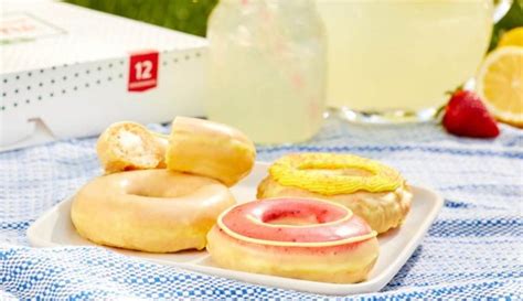 Krispy Kreme Welcomes New Lemonade Glaze Donut Collection The Fast