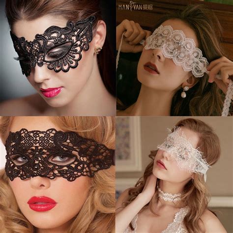 36 Styles In Stock Masquerade Mask Women Lace Eye Mask Party Mask