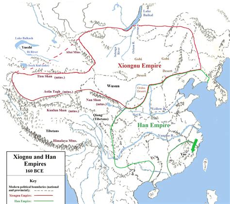 Xiongnu Empire Map