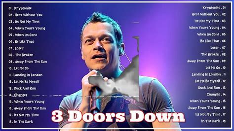 3 Doors Down Greatest Hits🎶 Alternative Rock Of The 2000s🎶 Classic Rock