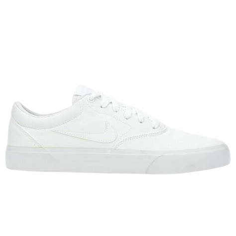 Nike Sb Charge Canvas Triple White 2020 For Sale Authenticity Guaranteed Ebay