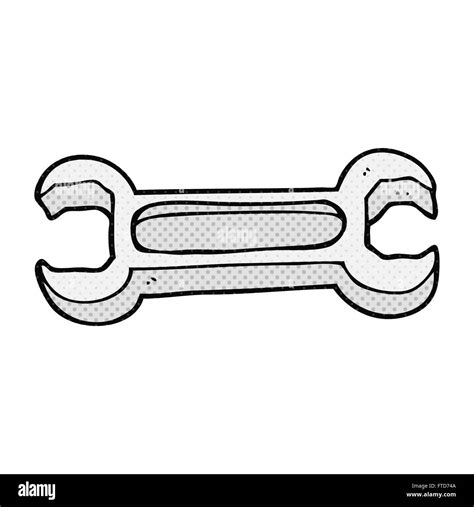 freehand drawn cartoon spanner Stock Vector Image & Art - Alamy