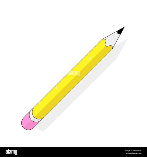 Vector Illustration pencil without background flat design Stock Photo ...