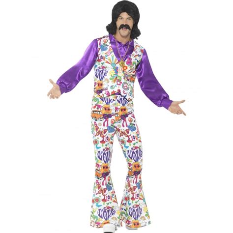 60s Groovy Hippy Suit Adult Costume Mens Costumes From A2z Fancy