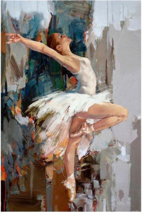 Amazon Zxianc Canvas Picture Abstract Ballet Girl Oil Painting On