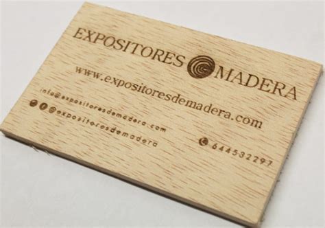 Grabado láser madera Expositores de Madera