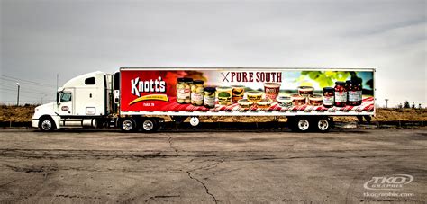 Knight Transportation Semi Truck And Trailer Graphics Tko Graphix