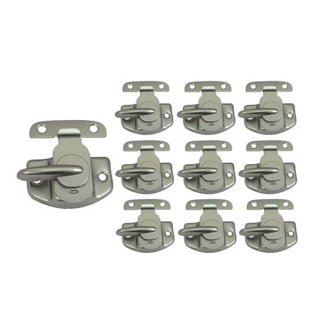 Qcaa Cam Action Windows Sash Lock Keeper Satin Nickel Pack Made