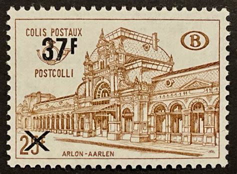 Belgium 19671968 Railway Stamps Postal Parcel Stamp Arlon Station