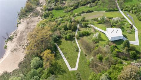 Robert Konieczny Folds A White Concrete Road Around A House In Poland