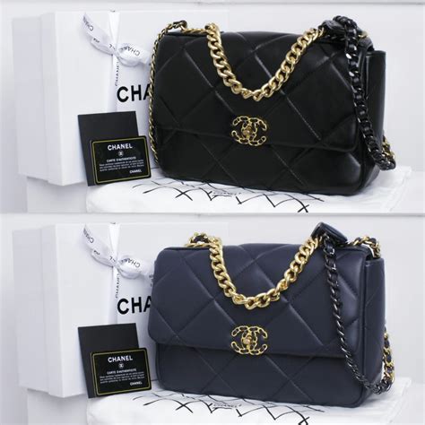 Jual Tas Chanel 19 Flap Bag 6064 With Box Semi Premium Shopee Indonesia