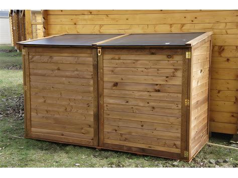 Coffre Jardin En Bois Trocadero 2000L 206 X 100 X 123 Cm