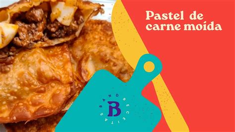 Pastel caseiro de carne moída é econômico e fácil de fazer veja