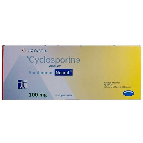 Sandimmun Neoral 100 Mg Capsule 5 S Price Uses Side Effects