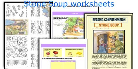 English Teaching Worksheets Stone Soup