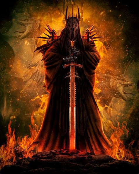 Jose A Buzón On Instagram Lord Sauronthe Dark King By Josea