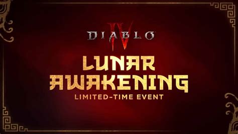 Diablo 4 Lunar Awakening Event Release Date And Start Time Countdown