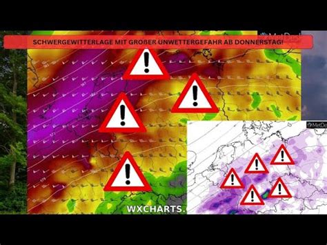 Schwergewitterlage Mit Gro Er Unwetter Superzellengefahr Rtlich