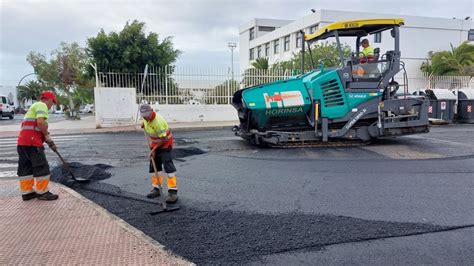 Plan De Reasfaltado Lanzarote Arrecife Arrecife Contin A Con El