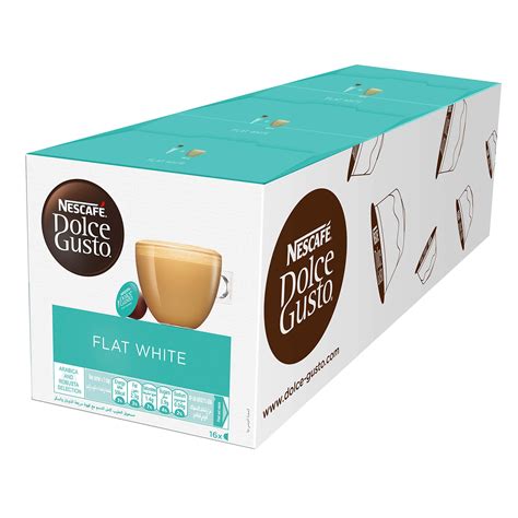 NESCAFÉ DOLCE GUSTO Flat White Coffee Pods 16 Capsules Pack Of Total