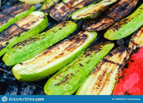 Vegetables Grill Marinade Bbq Healthy Summer Dinner Stock Image Image Of Smoke Barbeque