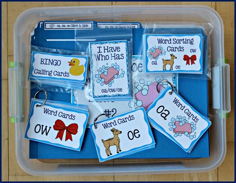 Activities For Teaching The Oa Ow Oe Digraphs Make Take And Teach