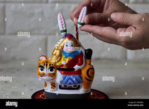 Chinese Traditional Handmade Craftwork Tuer Ye Or Rabbit God Stock