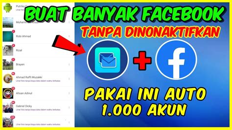 Cara Buat Akun Facebook Banyak Tanpa Dinonaktifkan Youtube