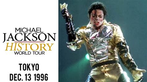 Michael Jackson HIStory Tour Live In Tokyo December 13 1996 YouTube