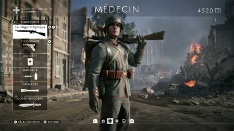 Battlefield 1 Gameplay Classe Médecin Cei Rigotti Optique Youtube