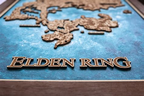 Elden Ring Map Wood The Lands Between Map Elden Ring The Lands Between Map Room Decor Home