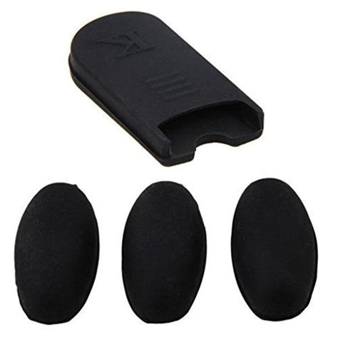 GetUSCart 1 Set Saxophone Black Silicone Thumb Rest Cushions Palm Key