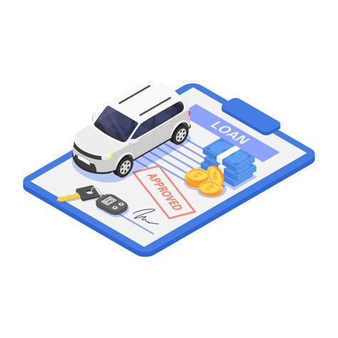 Car Loan Concept Icon Over 4404 Royalty Free Licensable Stock Vectors