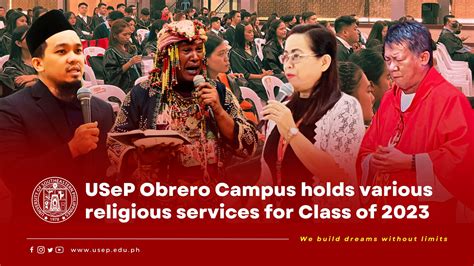 USeP Obrero Campus holds various religious services for Class of 2023 ...