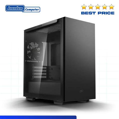 Jual Deepcool Macube 110 Black Tempered Glass M ATX Gaming Case Di