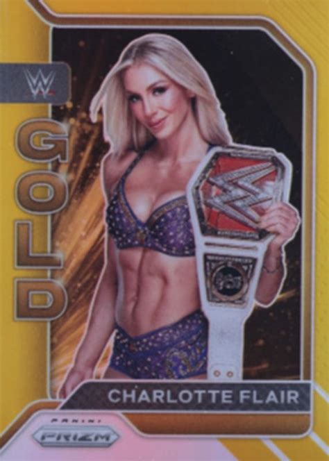 Charlotte Flair Prizm Wwe Gold Price Guide Sports Card