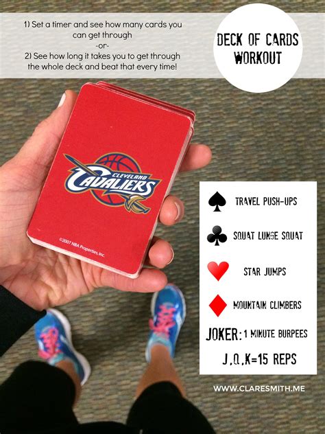 “Deck of Cards” Workout - Clare Smith