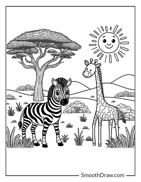 10+ Zebra Coloring Pages (Free Printable PDFs)