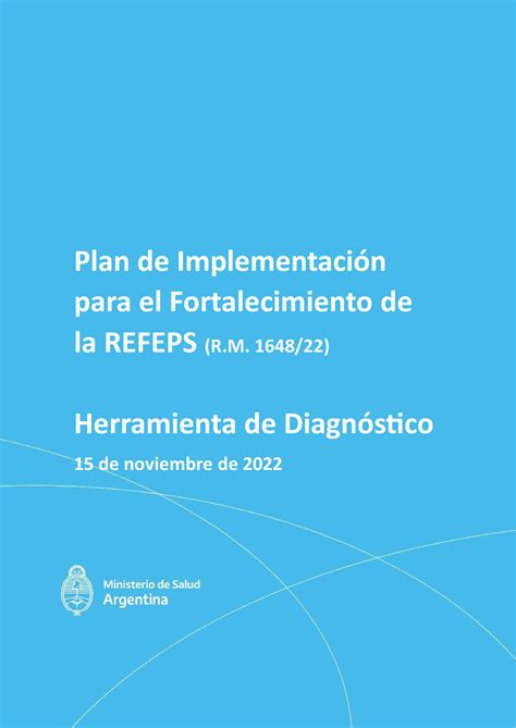 Herramienta De Diagn Stico Plan De Implementaci N Para El