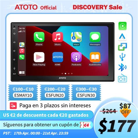 ATOTO Radio Universal Con GPS Para Coche Radio Con Android 2 Din