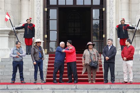 Presidente Pedro Castillo Sostuvo Encuentro Con Representantes De La