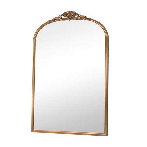 KeonJinn 36 In H X 24 In W Medium Frame Arched Gold Antiqued Classic