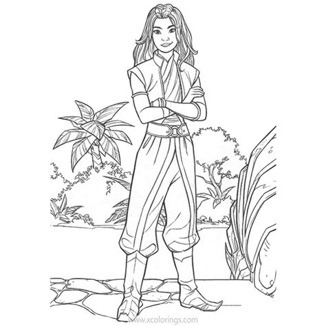 Raya And The Last Dragon Coloring Pages