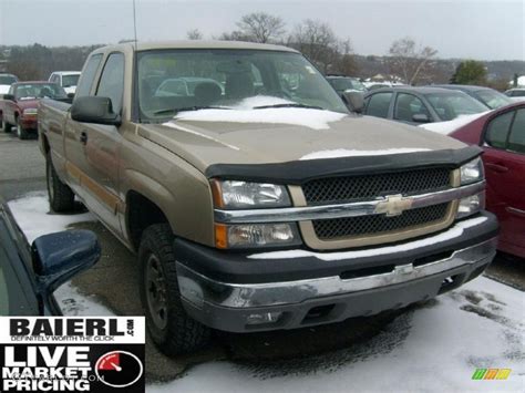 2004 Sandstone Metallic Chevrolet Silverado 1500 LS Extended Cab 4x4