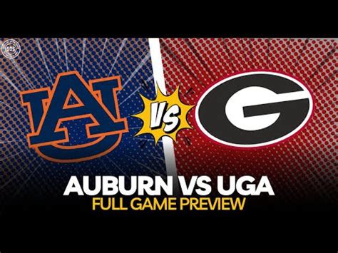 Uga Vs Auburn Preview Prediction Saturday Football Uncensored Youtube