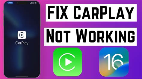 How To Fix CarPlay Not Working On IPhone IOS 16 FIX Apple CarPlay Not