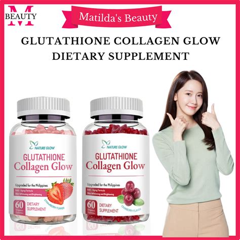 Nature Glow Glutathione Collagen Glow Anti Aging Whitening Skin